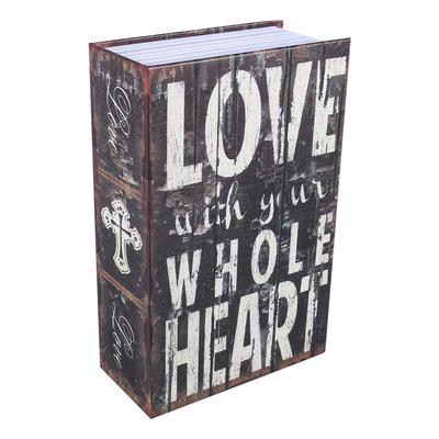 Woordenboek Boek Geheime Veilige Beveiligingsdoos Geld Geld Sieraden Slotdoos (LIEFDE Type)