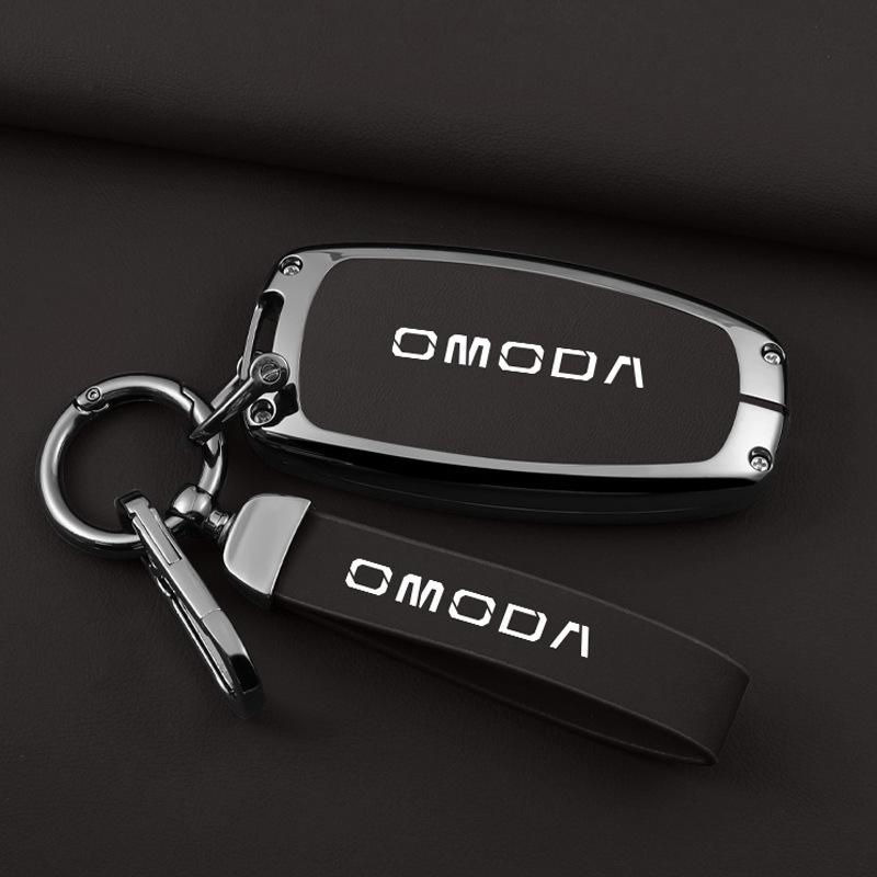 Chery OMODA 5 Schlüsselhülle: Vollmetall-Schutzhülle mit Schlüsseltasche und Schnalle