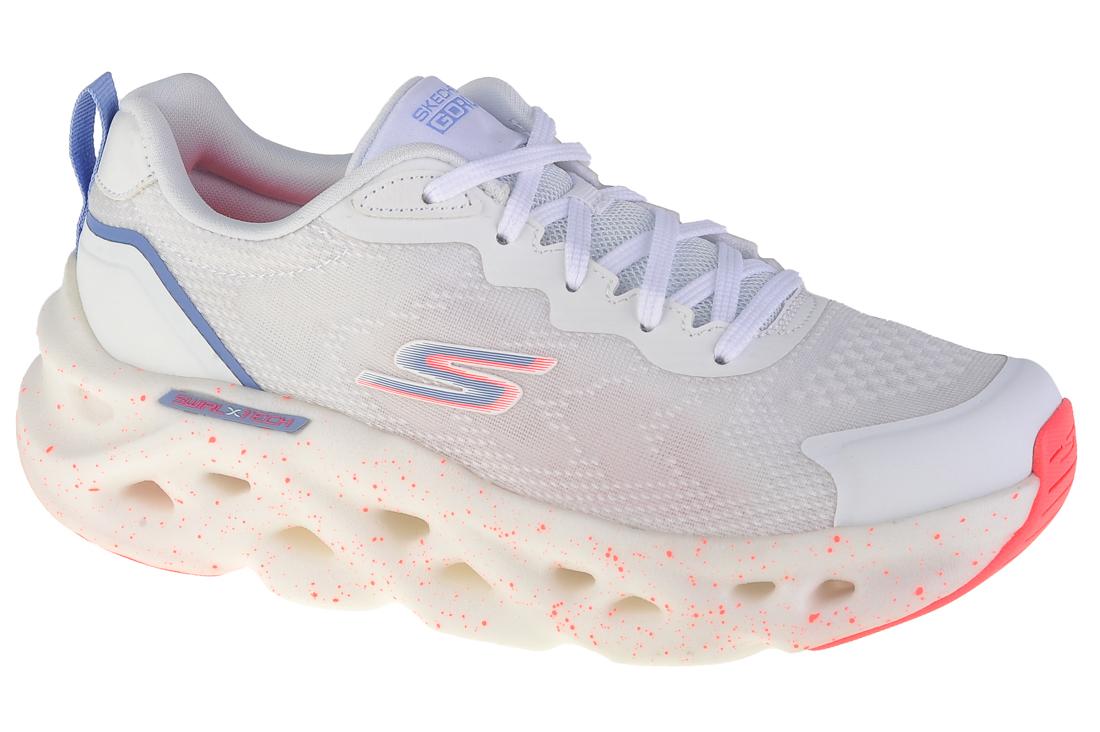 Skechers Go Run Swirl Tech-Outbreak, Chaussures de course blanches pour femmes 35,5 blanc