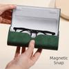 Leather Glasses Bag Large Capacity Sunglasses Protective Case Portable Eyewears Storage Box  Work