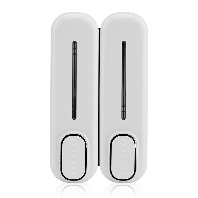 Gold Soap Dispensers Wall Mounted ABS Liquid Shampoo Shower Container 1050ml Plastic Soap Holder for Bathroom Washroom 18036