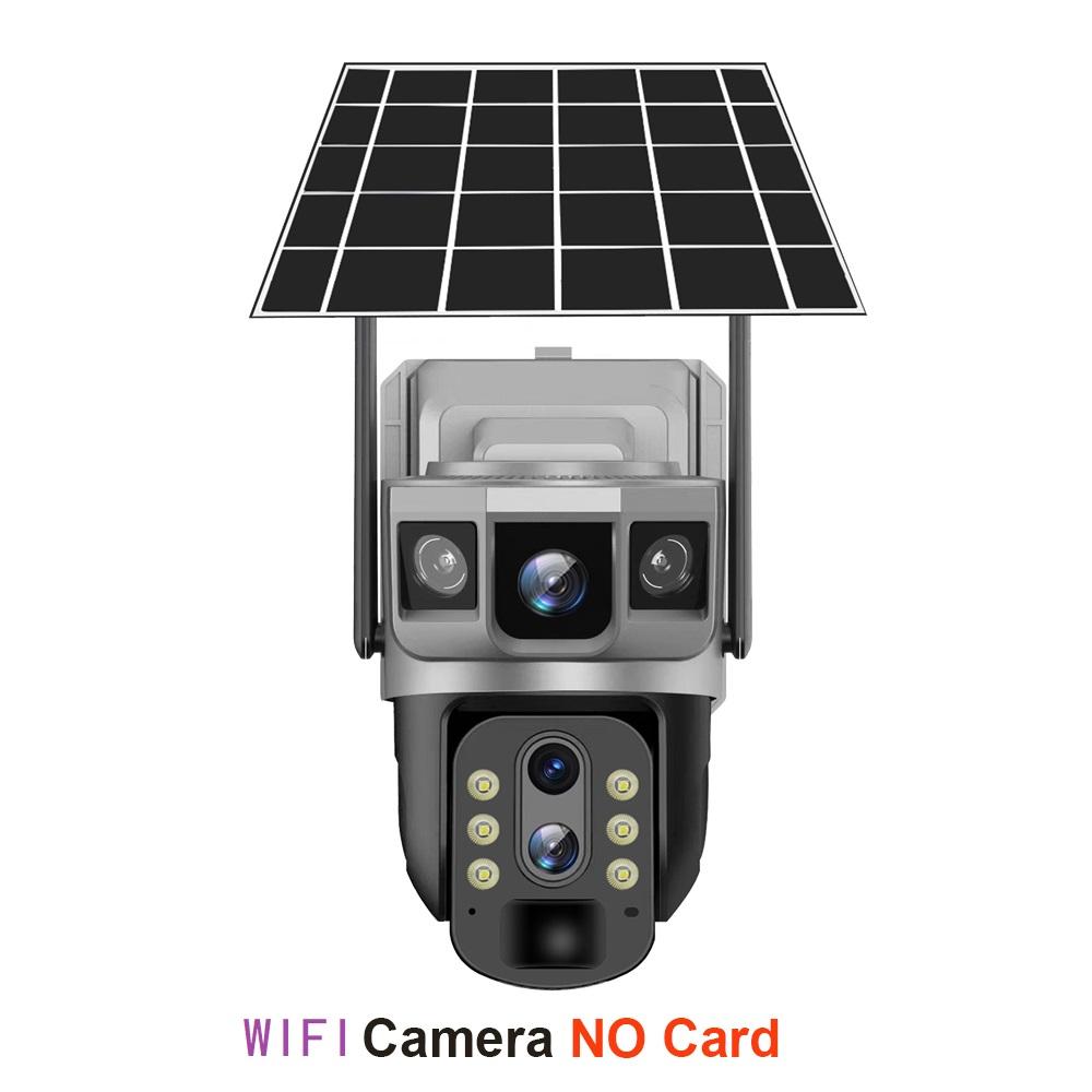 4G/WIFI Solar-Powered Camera, High-Definition PIR Sensor, Night Vision Security Monitoring, Waterproof Surveillance Camera