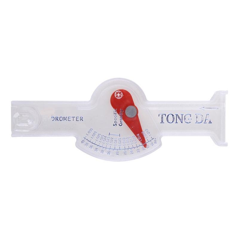 Plastic Hydrometer for Aquarium Accurate Salinity Tester Specific Test