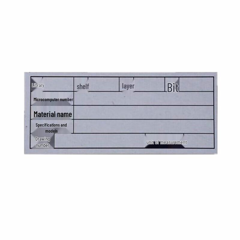 Magnetic Warehouse Location Labels