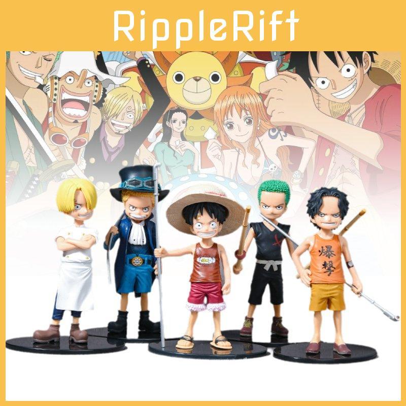 Detailed Pvc Character Models Luffy Sabo Ace Sanji Zoro Perfect For Collectors