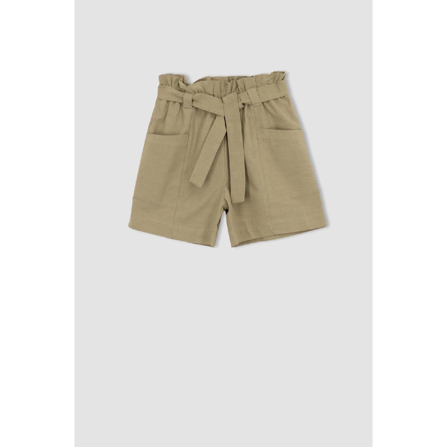 

Льняные шорты для девочек в бумажном пакете