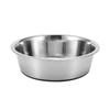 Stainless Steel Pet Bowl - Durable, Multi-Size Dog and Cat Feeder with Paw Print Design
