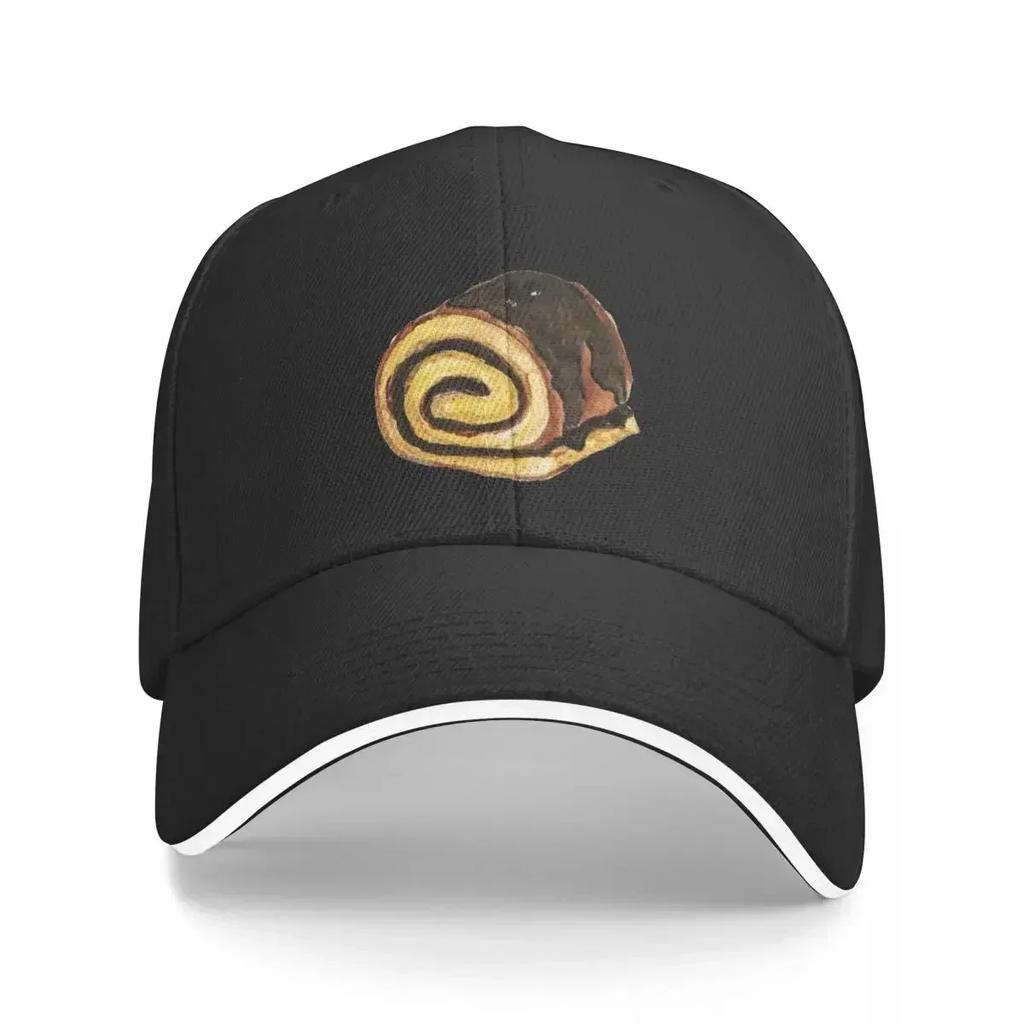 Chocolate Swiss Roll Cake Baseball Cap Military Tactical Cap Sun Hat For Children Custom Cap Women Beach Fashion Unisexs