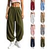 Women's Casual Wide Leg Pants with Pockets, Loose Fit Straight Leg, Design for Everyday Wear