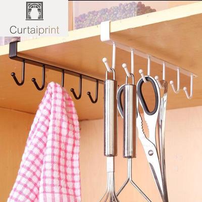 Küche Lagerung Rack Kleiderschrank Haken Tür Kleiderbügel Kleidung Hängen Rack Halter Küche Organizer Schrank Regal Wand Aufhänger Mantel Rack