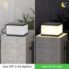 Solar Pillar Light Outdoor 9.84' Dusk to Dawn IP54 Waterproof LED Landscape Light for Patio Garden