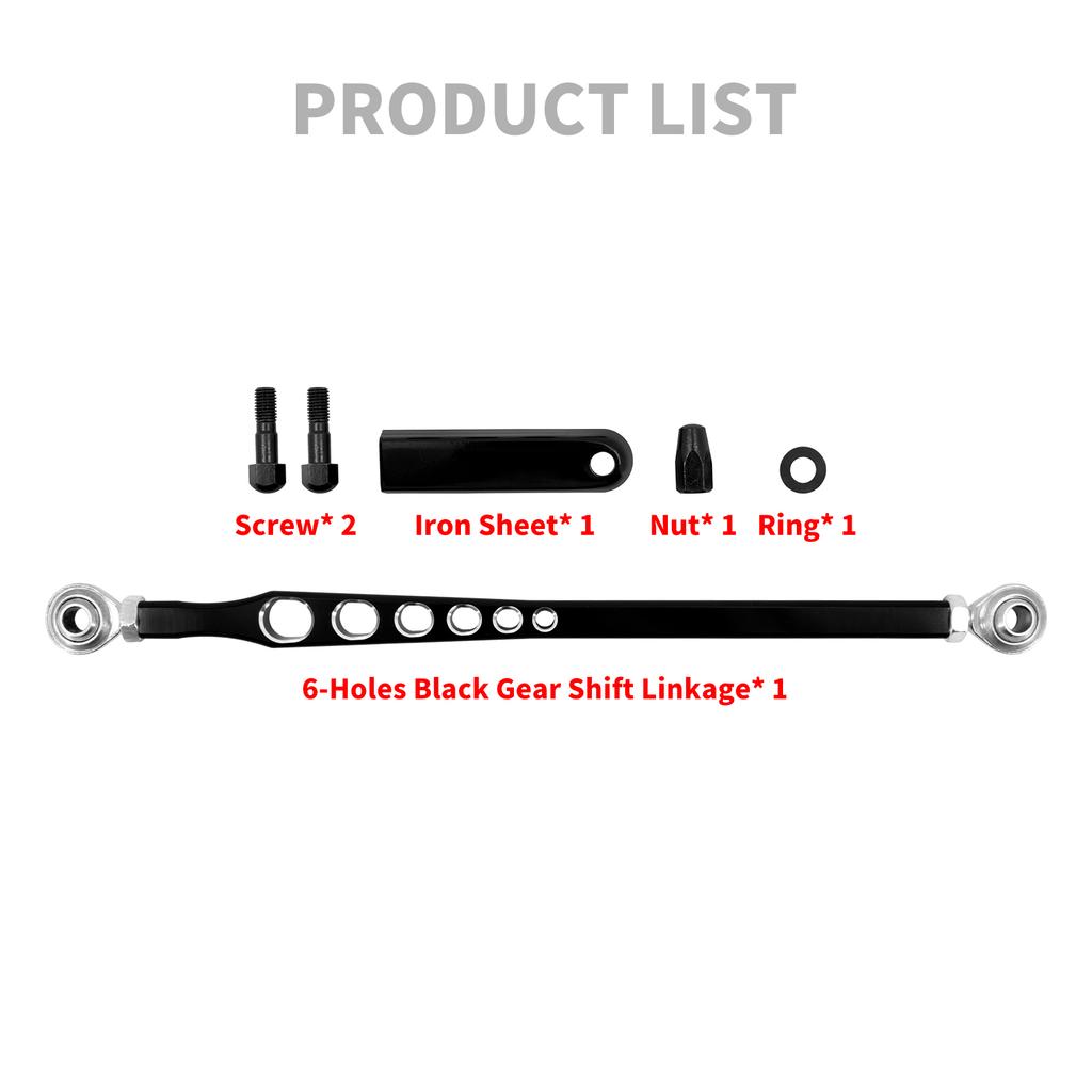 Motorcycle 330mm Gear Shift Linkage Aluminum Levers For Harley Touring Road King Glide FLHT FLHX Softail Fat Boy FLHC 1986-2024