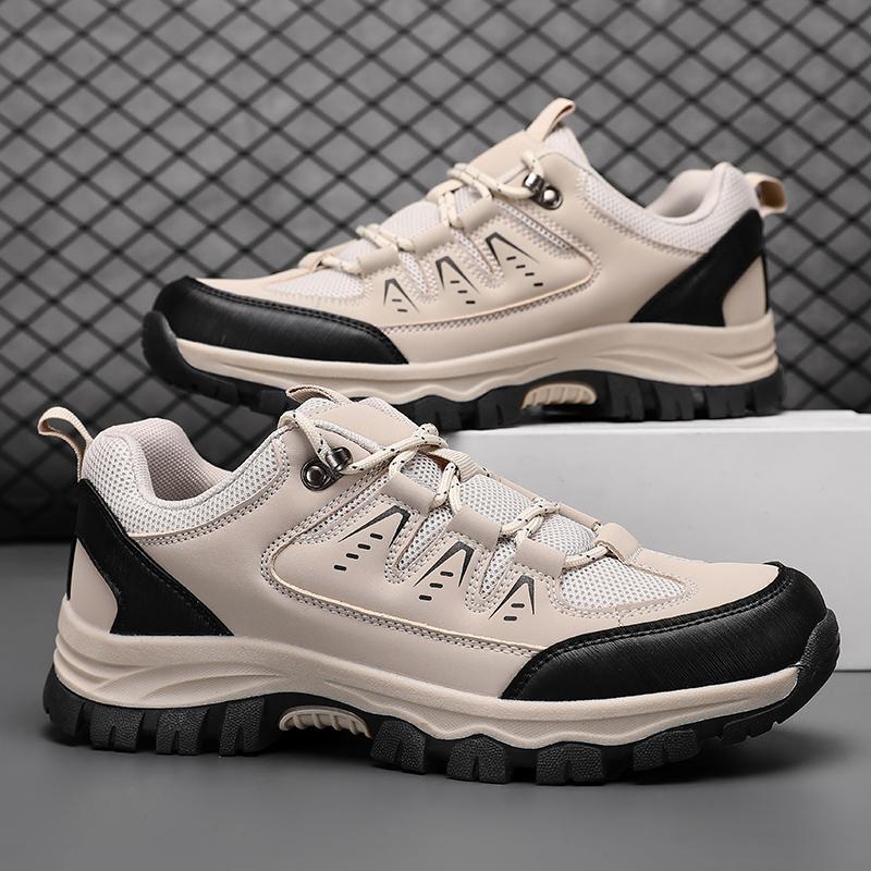 Men‘S Outdoor Hiking Shoes Tourist Trekking Sneakers Mountain Climbing Trail Jogging Shoes Wear-Resistant Trekking Walking