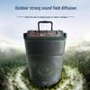 Newmine N520 12-inch Portable Bluetooth Trolley Speaker with Dual Mics CN Plug (adapter Included)