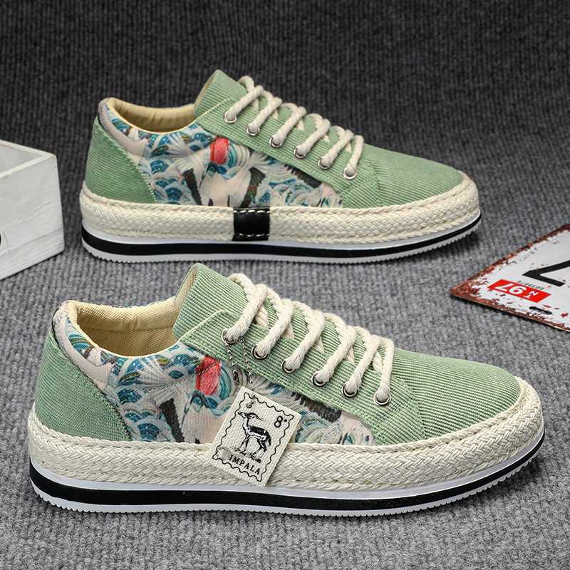 Canvas shoes autumn new low-top wear-resistant lightweight casual shoes