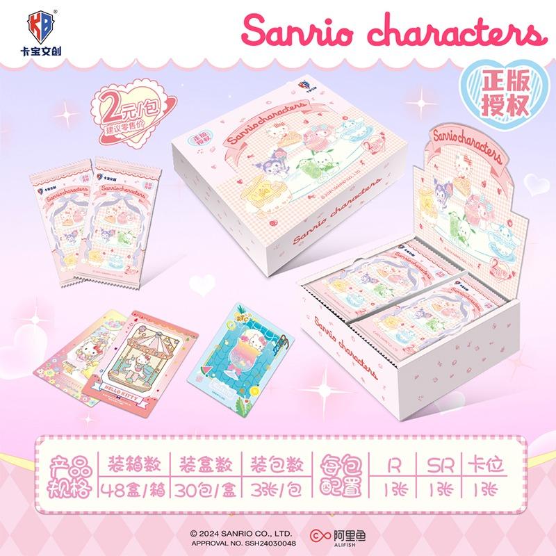 Genuine Card Polaroid Family Heartbeat Wink Life Diary HelloKitty Kuromi Pink Cute Collection Card Kids Toys Gifts