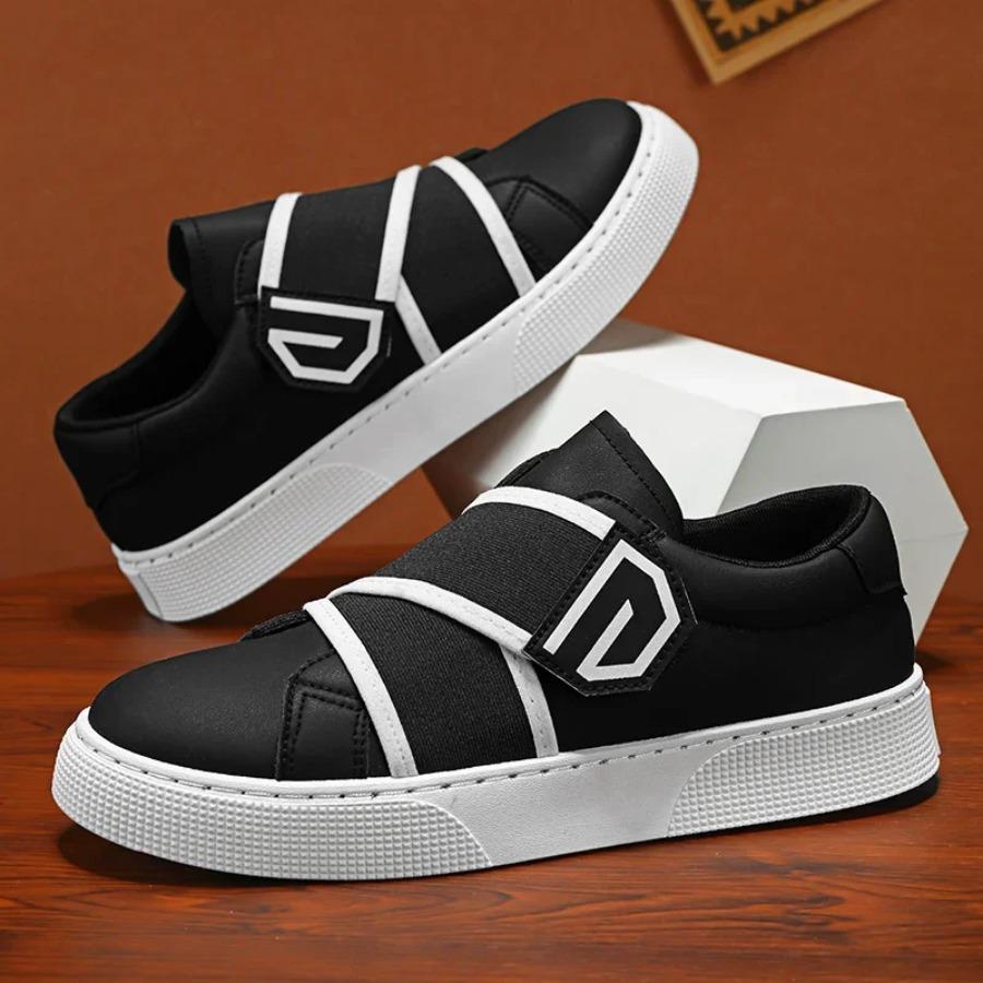 2025 Nieuwe Heren Business Casual Schoenen Mode Antislip Outdoor Sneakers Comfortabele Slijtvaste Wandelschoenen Leren Schoenen