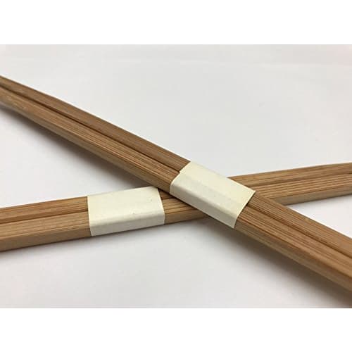 KOINS Carbonized Bamboo Chopsticks, Ranchu, 26cm, with White Band, 100 pairs