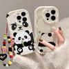 Süße Panda Tier Handyhülle Für Google Pixel 10 9 Pro XL9 8 7 Pro 5G Pixel 7A 8A Rückabdeckung Mit Armband Lanyard Kette