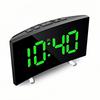 LED Digital Alarm Clock with Mirror Finish and Temperature Display