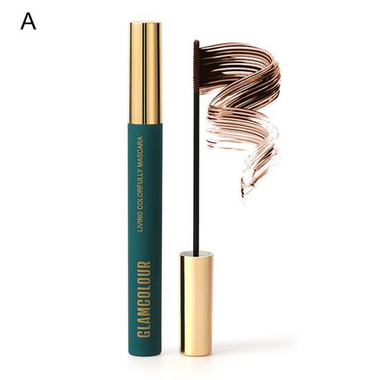 

Косметическая тушь для ресниц, водонепроницаемая, мягкая, уникальная, красочная, удлиненная тушь для ресниц премиум-класса для женщин A коричневый