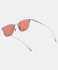 Maeteupeojeu Mp-10 Titanium Red Sunglass Silver