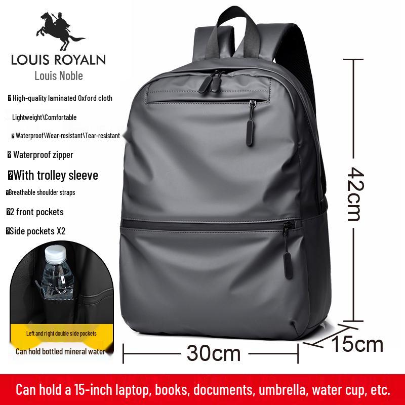 Men's Lightweight Large Capacity Travel and Laptop Backpack, Ideal for High School or College Students