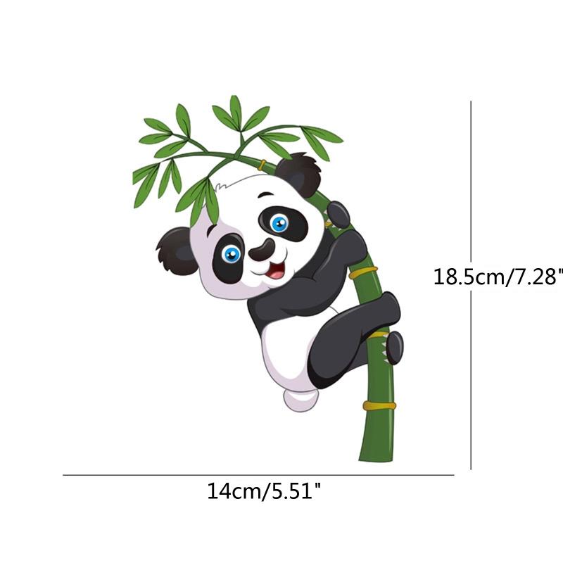 Funny for Giant Panda Panda Print Stickers Personalized Design Car Door Window Exterior Body Decorative Stickers for Adu