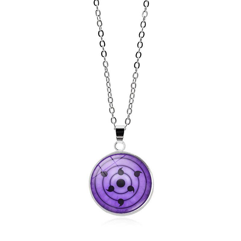Naruto Anime Periferie Devět Magatama Samsara Sharingan Časové Doplňky Přívěsek Náhrdelník