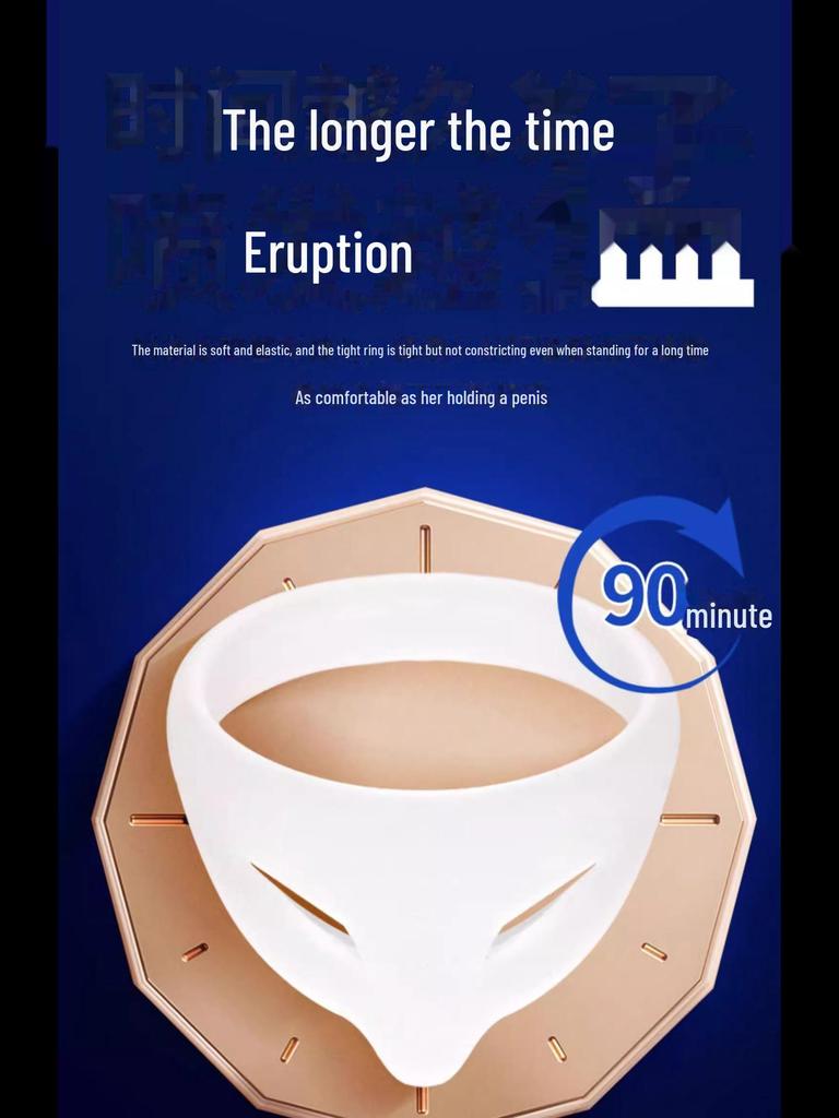 Nine-Color Life Male Enhancement Ring: Anti-Recovery Lock for Foreskin Management and Adult Use