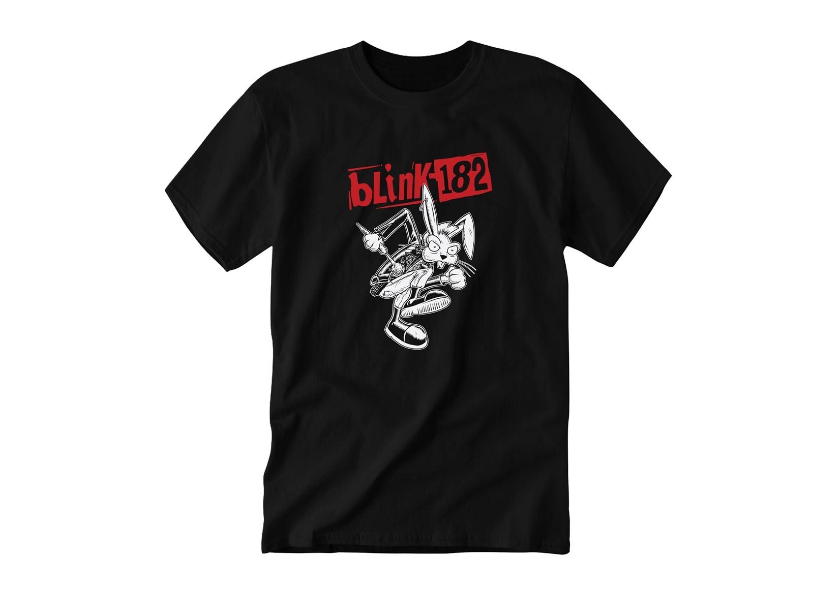 Blink 182 Punk Rock Band Bunny Logo | Youth & Adult Unisex Tee Tshirt M