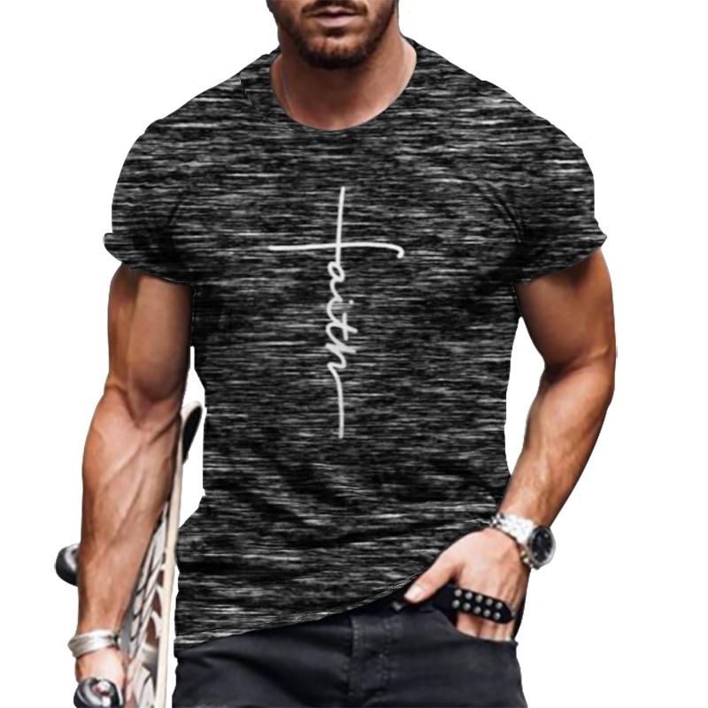 3D Print T-Shirt For Men Math Formula Pattern T Shirts Summer Short Sleeves Round Neck Tops Sport Tee Oversized Men's Clothing