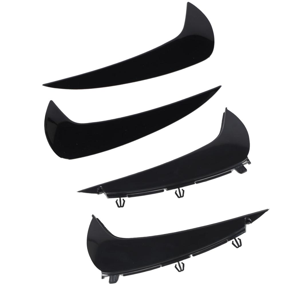 1 Pair Rear Bumper Spoiler Air Vent Cover Left Right Rear Side Splitter Air Vent Trim Replacement