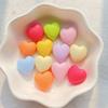 30 pièces Résine Pailletée Colorée Mini Mignon Forme de Cœur Art des Ongles Plat Strass Applique DIY Décoration Scrapbooking Mariage Artisanat