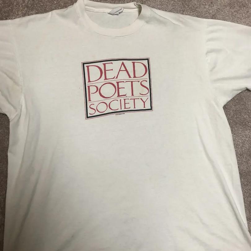 

Dead Poet Society Band Logo Classic T Shirt White All Size S5Xl Gift Fan HH296 Unisex T-Shirt L