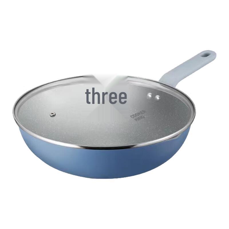 COOKER KING Maifan Stone Non-stick Stir-fry Wok