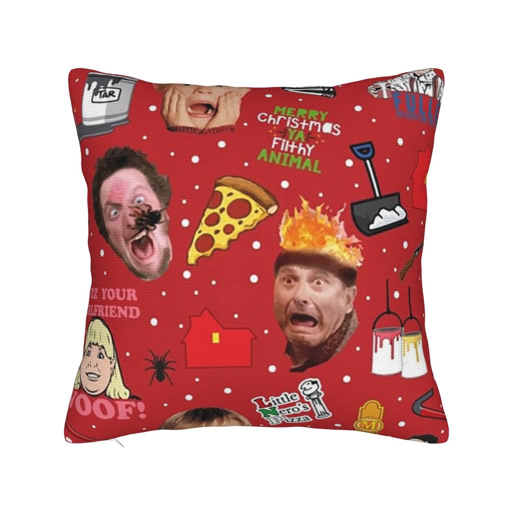 Trendy Home Home Alone Christmas Comedy FilmDecoration Pillowcases Merch Pillow Cover Zippered Multi Size