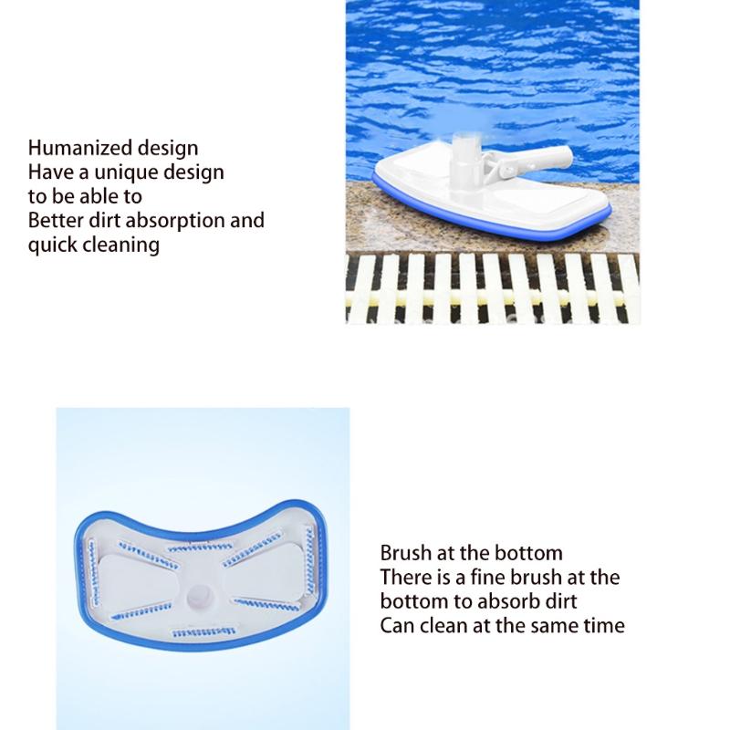 Mini Pool Cleaning Suction Pan Pool and Spa Vacuum for Head Swimming Pool Vacuums for Head Safe for Cleaning Ground