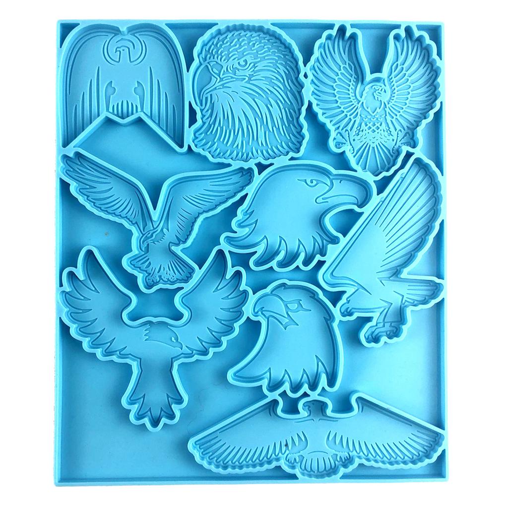 Eagle Shape Pendant Moulds DIY Keychain Molds Clay Moulds Jewelry Making Tools Silicone Material for Hand Making Pendant