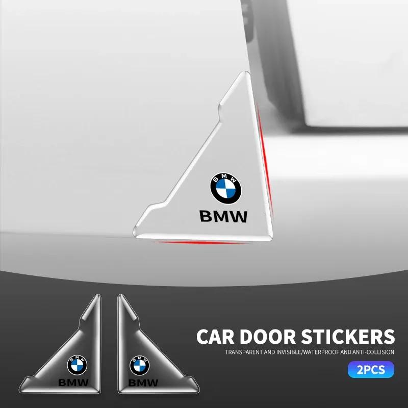 2Pcs Silicone Car Door Corner Cover Anti-scratch Stickers For BMW X1 X2 X3 X5 X4 X6 X7 G30 G20 G32 G11 G12 F40 F30 F20 F10 F3