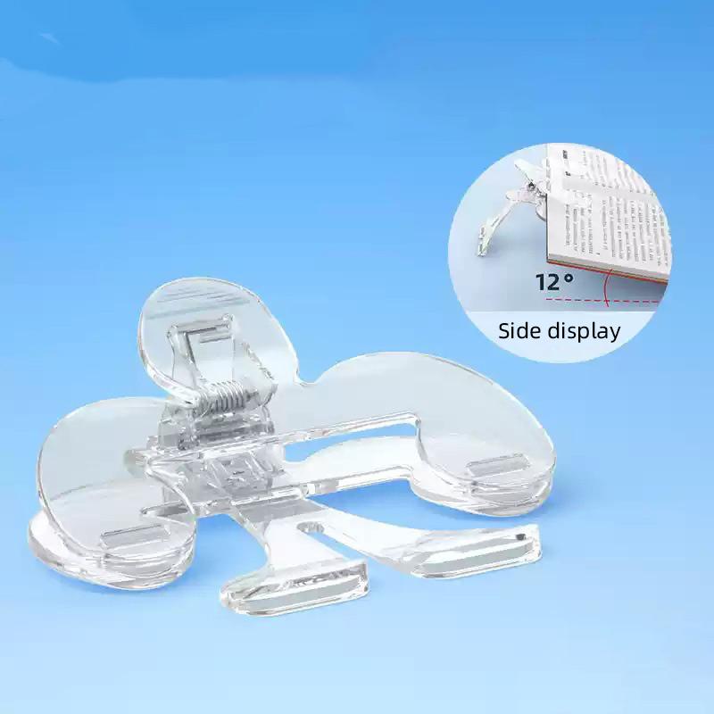 

Note Book Holder Reading Bookmark Rack Easy To Read Fixed Clip 12° Fixed Book Holder чистий