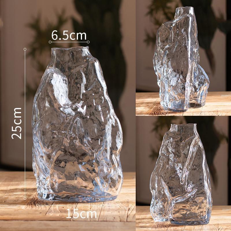 Wazon Szklany wazon Ozdoby do dekoracji domu Kompozycja kwiatowa Wazon na kwiaty