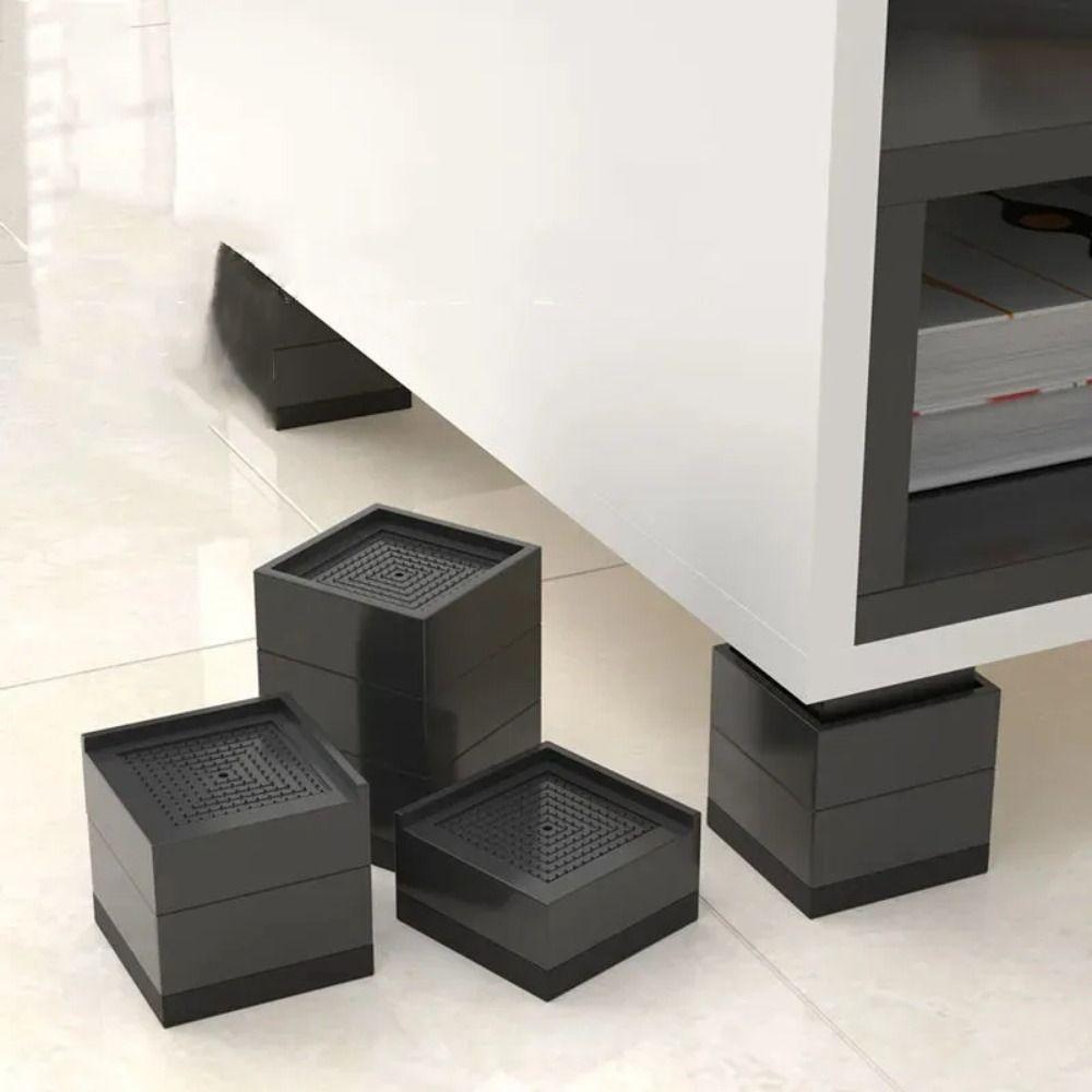 Desk Lifts Bed Furniture Riser Anti-slip Table Chair Support Furniture Foot Pad Floor Protection