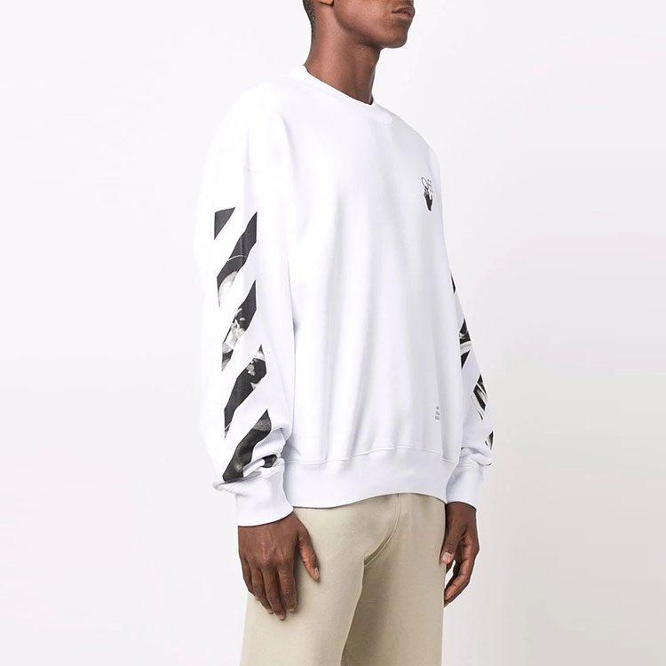 OFF WHITE FW21 Sweatshirt Men's White OMBA054F21FLE0110110