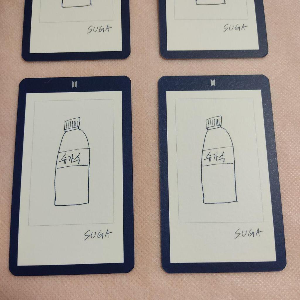 [USED] SUGA Guestbook Card MAGIC SHOP BTS