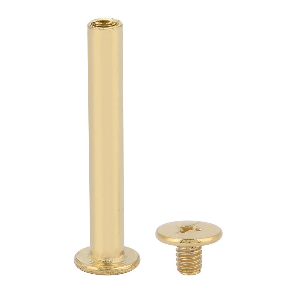 20pcs M5 Flat Head Book Album Rivets Screw Set DIY Craftmaking Rivet (M5*35)