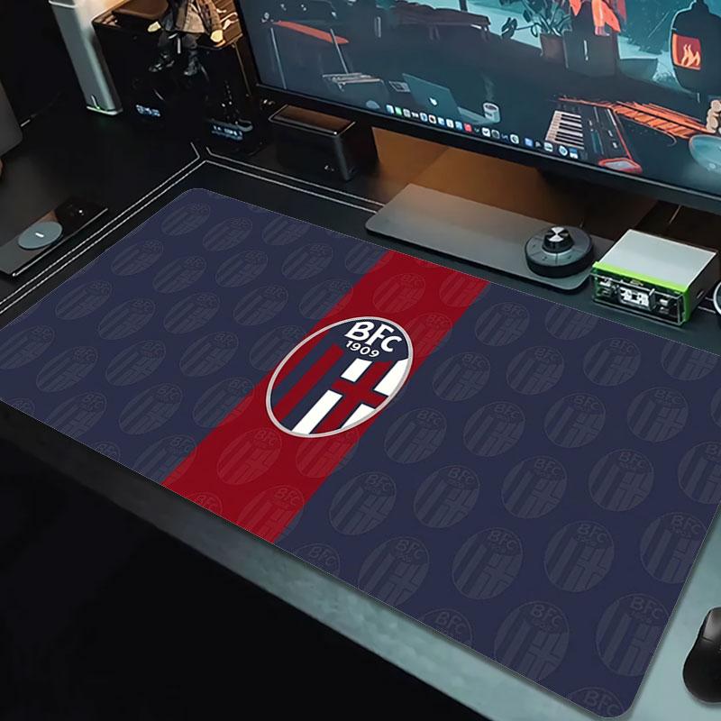 Bologna FC 1909 Large Size Mouse Pad Large Gaming Table Cushion Non-slip Laptop Tablet Big Mousepad XXL Mat Mini PC Playmat With Lock Edge