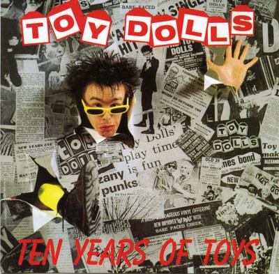 CD TOY DOLLS - Δέκα Χρόνια Παιχνιδιών NITCD002 Nit Records 1989 Ηνωμένο Βασίλειο Ροκ Μεταχειρισμένο
