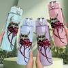 1PC Creepy Long Leg Spider 750ml Color Plastic Sports Water Bottle Leakproof Flip Straw Lid Suitable for Sports Office Home Use