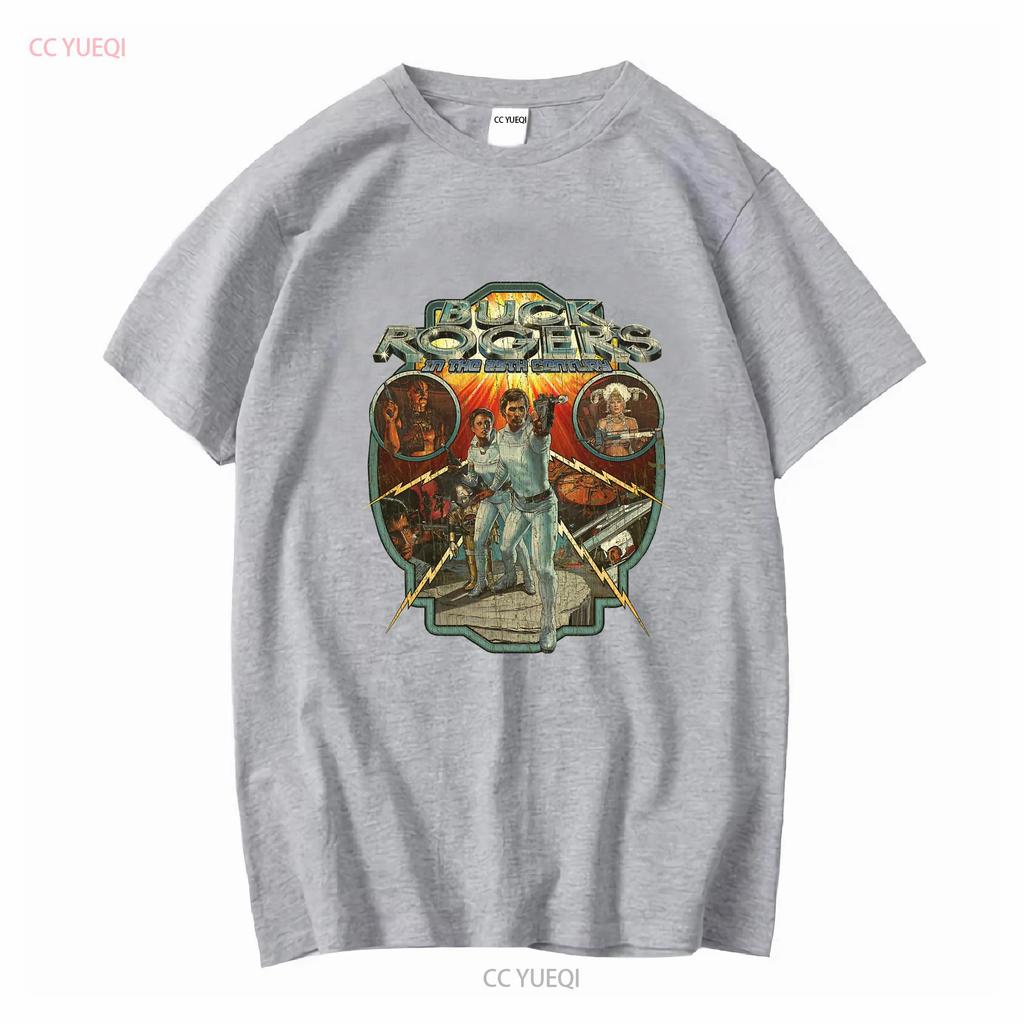 Buck Rogers in the 25th Century 1979 Vintage Mens T Shirt long or short sleeves vintage Washed Versatile Stretched fashion